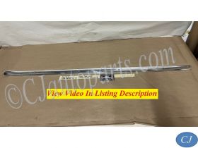 OEM 1959 1960 Cadillac Deville 4 Door 4 Window FLAT TOP INTERIOR LEFT SIDE HEADLINER TRIM (ABOVE DOORS) #4757727